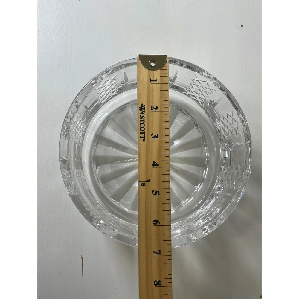 Waterford‎ Crystal Lismore Round Serving Bowl 7in Clear Excellent Cut Glass